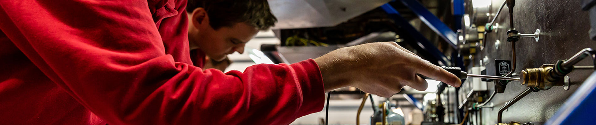 Leerling aan het doormeten